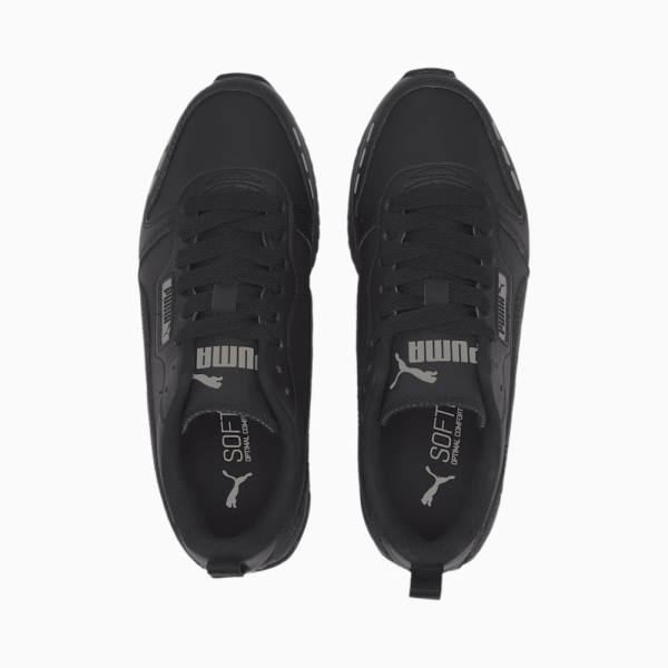 Puma R78 Youth Fiú Tornacipő Fekete Szürke | HU98051