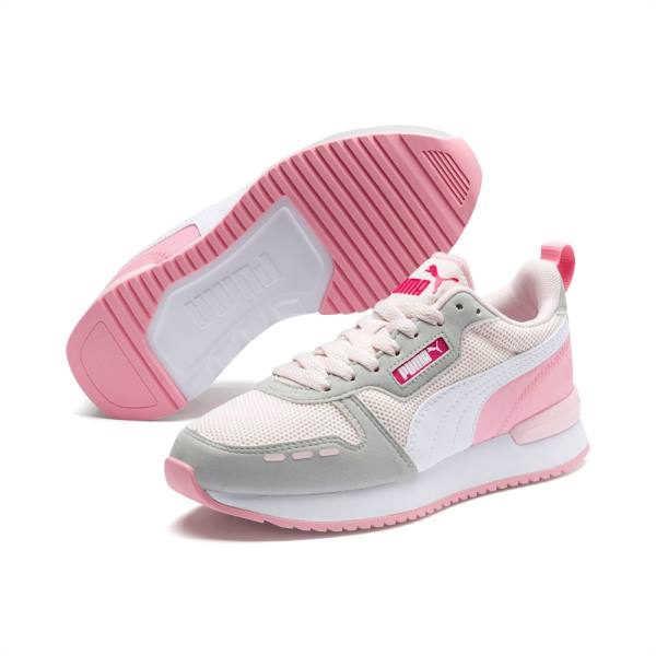 Puma R78 Youth Lány Tornacipő Rózsaszín Szürke Fehér | HU62435