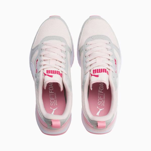 Puma R78 Youth Lány Tornacipő Rózsaszín Szürke Fehér | HU62435