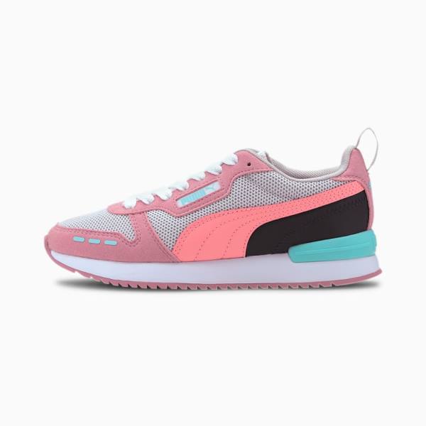 Puma R78 Youth Lány Tornacipő Szürke Rózsaszín Fekete | HU21620