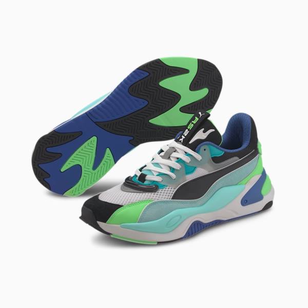 Puma RS-2K Internet Exploring Férfi Tornacipő Fekete Kék | HU37269