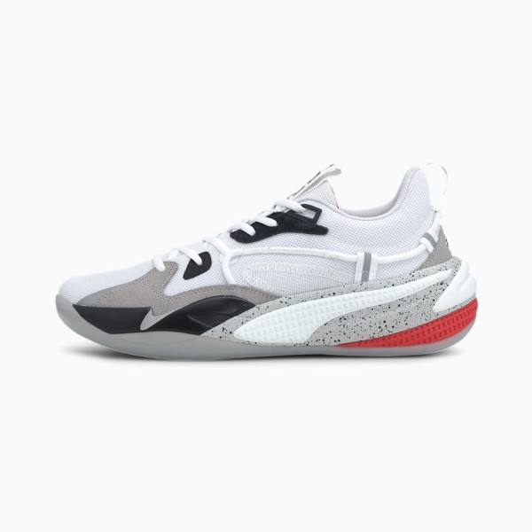 Puma RS-Dreamer Concrete Jungle Férfi Kosárlabda Cipő Fehér Fekete | HU41145