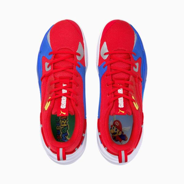 Puma RS-Dreamer Super Mario 64™ Női Kosárlabda Cipő Piros Kék | HU92941