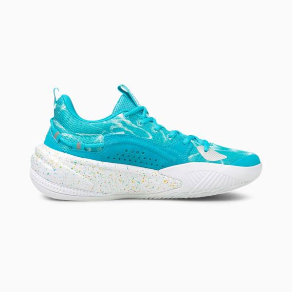 Puma RS-Dreamer Super Mario Sunshine™ Férfi Kosárlabda Cipő Fehér Kék | HU48865