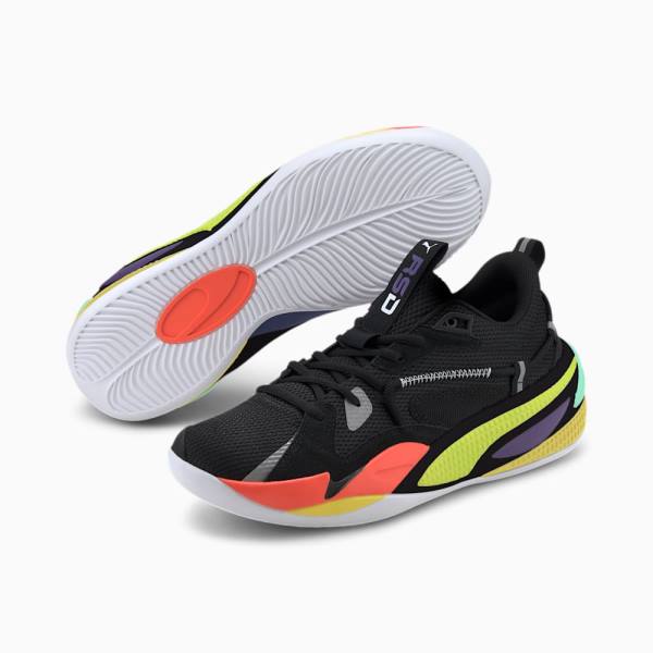 Puma RS-Dreamer Youth Fiú Kosárlabda Cipő Fekete Piros | HU96522