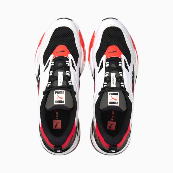 Puma RS-Fast Férfi Tornacipő Fekete Fehér Piros | HU05681