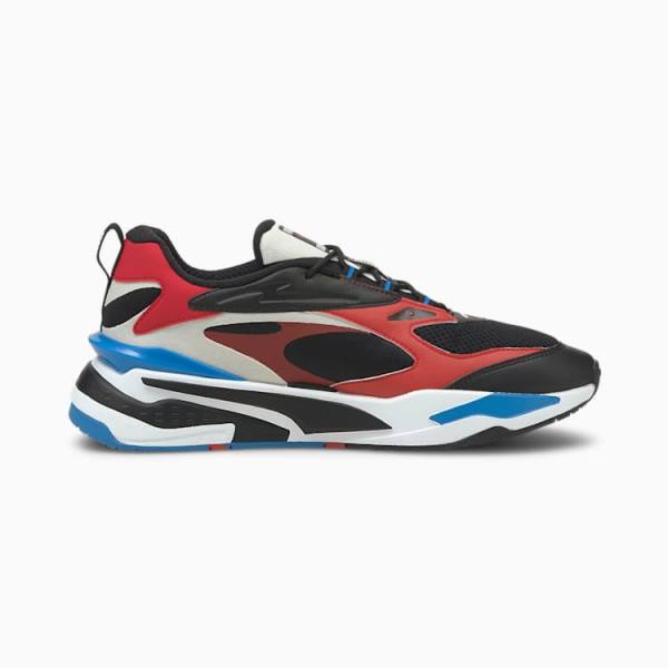 Puma RS-Fast Női Tornacipő Fekete Piros Kék | HU02418