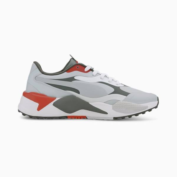 Puma RS-G Férfi Golf Cipő Szürke Zöld Sárga | HU82264