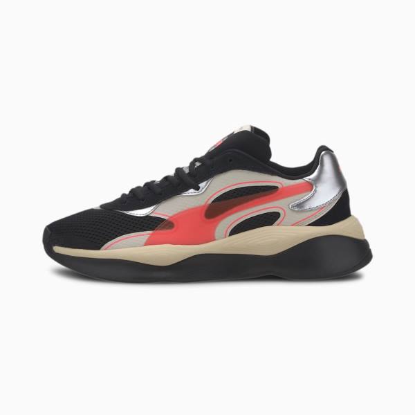 Puma RS-PURE Fusion Férfi Tornacipő Fekete Bézs | HU33206