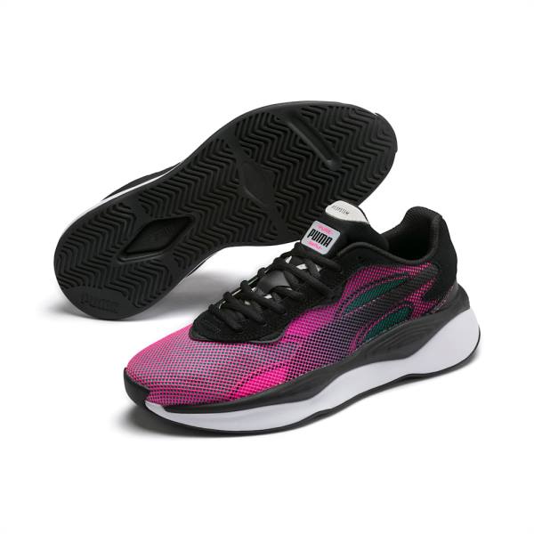 Puma RS-PURE Motion Férfi Tornacipő Zöld Rózsaszín | HU63418