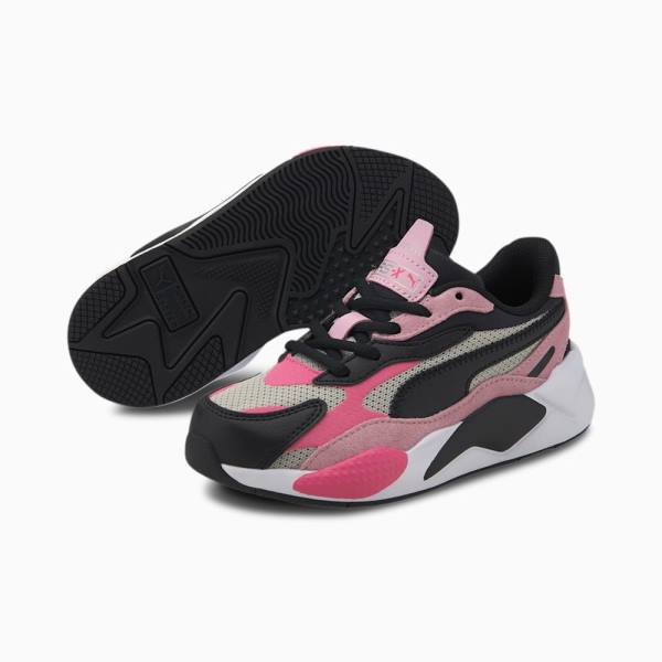 Puma RS-X3 Bright Fiú Tornacipő Rózsaszín Fekete | HU48497