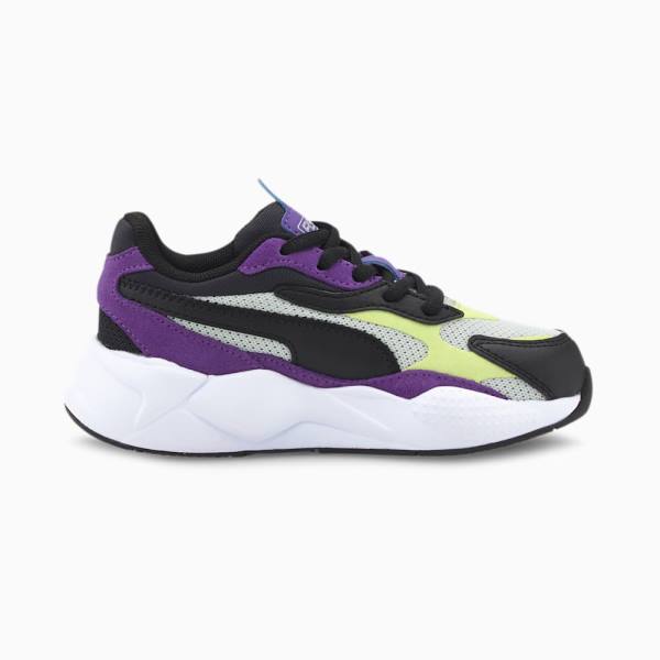 Puma RS-X3 Bright Fiú Tornacipő Zöld Lila | HU67713