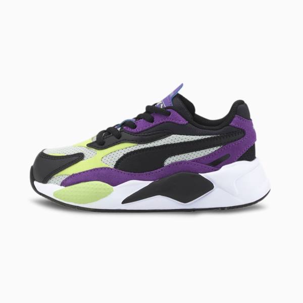 Puma RS-X3 Bright Lány Tornacipő Zöld Lila | HU87502