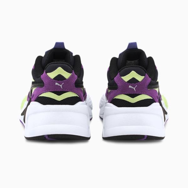 Puma RS-X3 Bright Youth Fiú Tornacipő Zöld Lila | HU20510