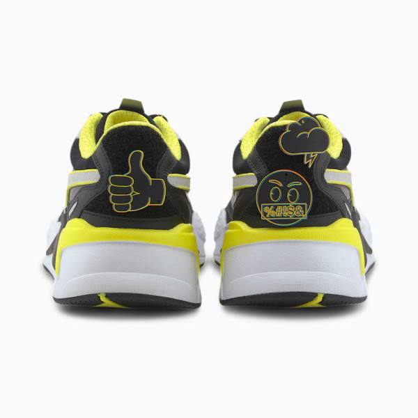 Puma RS-X3 Emoji Férfi Tornacipő Fekete Fehér | HU06287