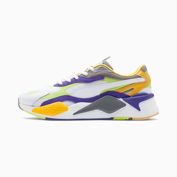 Puma RS-X3 Level Up Férfi Tornacipő Fehér Zöld | HU06099