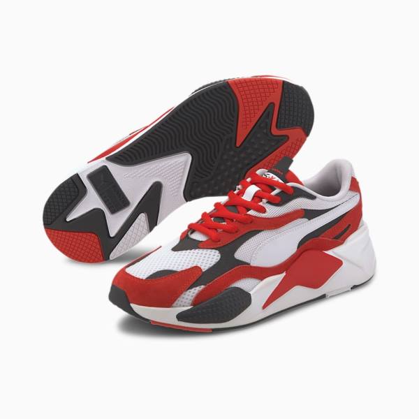 Puma RS-X3 Super Férfi Tornacipő Fehér Piros | HU26256