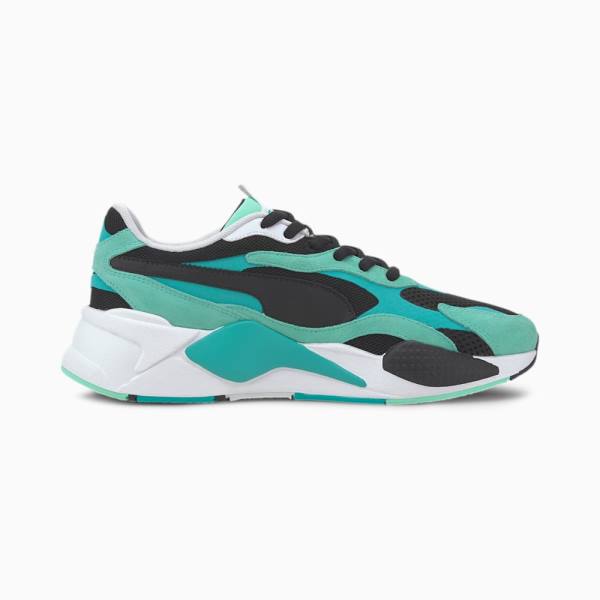 Puma RS-X3 Super Női Tornacipő Zöld Fekete | HU09425