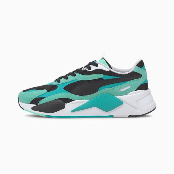 Puma RS-X3 Super Női Tornacipő Zöld Fekete | HU09425