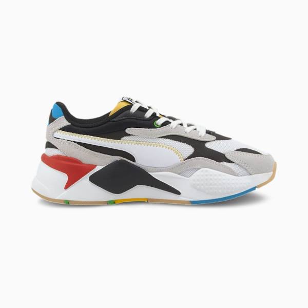 Puma RS-X3 Unity Youth Fiú Tornacipő Fehér Fekete | HU36293