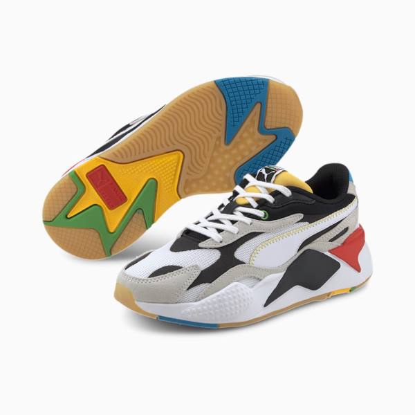 Puma RS-X3 Unity Youth Lány Tornacipő Fehér Fekete | HU30775