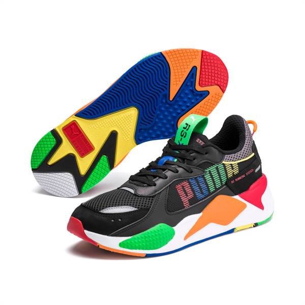 Puma RS-X Bold Női Tornacipő Fekete Zöld Narancssárga | HU02613