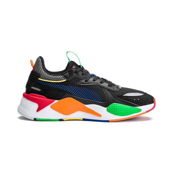 Puma RS-X Bold Női Tornacipő Fekete Zöld Narancssárga | HU02613