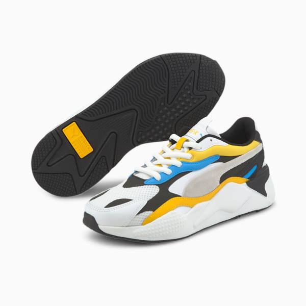 Puma RS-X Prism Férfi Tornacipő Fehér Sárga | HU32549