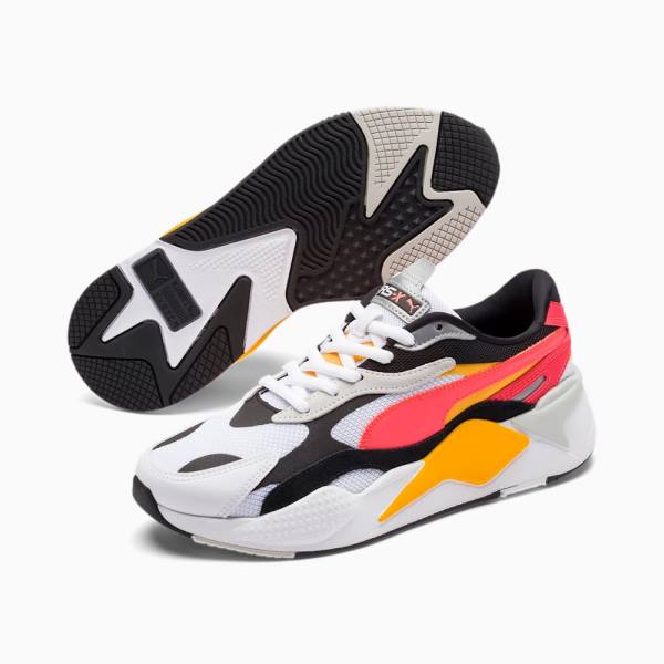 Puma RS-X Puzzle Férfi Tornacipő Fehér Narancssárga | HU51057