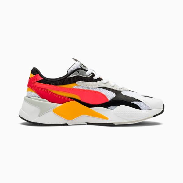 Puma RS-X Puzzle Férfi Tornacipő Fehér Narancssárga | HU51057