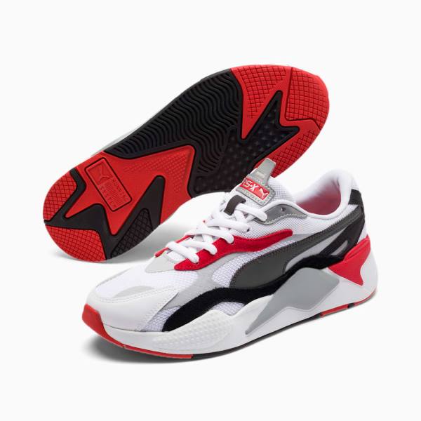 Puma RS-X Puzzle Férfi Tornacipő Fehér Piros | HU25485