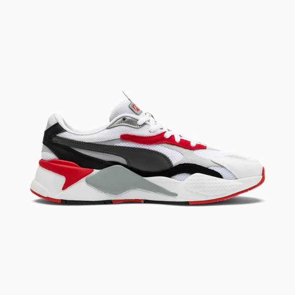 Puma RS-X Puzzle Férfi Tornacipő Fehér Piros | HU25485