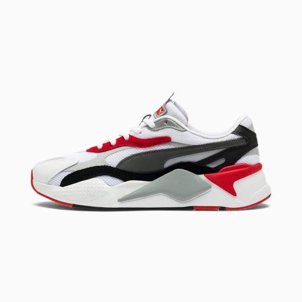 Puma RS-X Puzzle Férfi Tornacipő Fehér Piros | HU25485