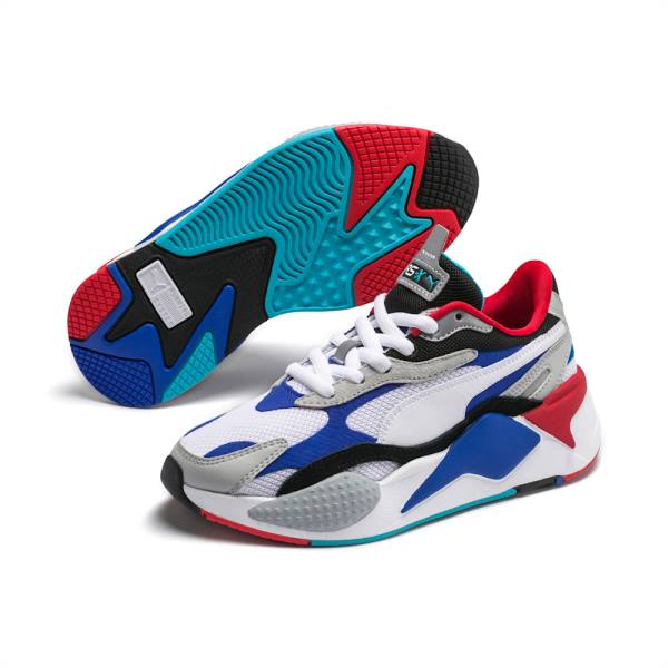 Puma RS-X Puzzle Youth Lány Tornacipő Kék | HU44524