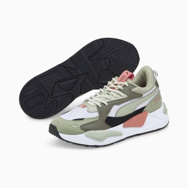 Puma RS-Z Reinvent Női Tornacipő Fehér Olivazöld | HU22926