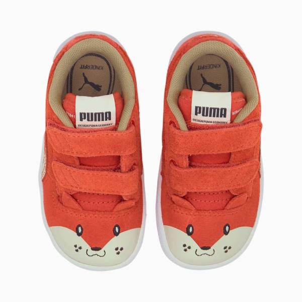 Puma Ralph Sampson Animals V Lány Tornacipő Piros Szürke | HU22220