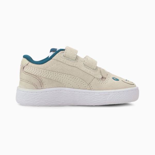 Puma Ralph Sampson Animals V Lány Tornacipő Szürke Fehér | HU59995