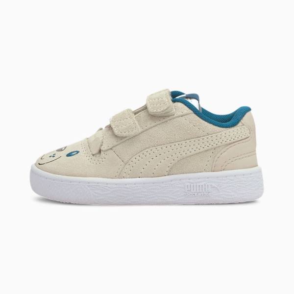 Puma Ralph Sampson Animals V Lány Tornacipő Szürke Fehér | HU59995