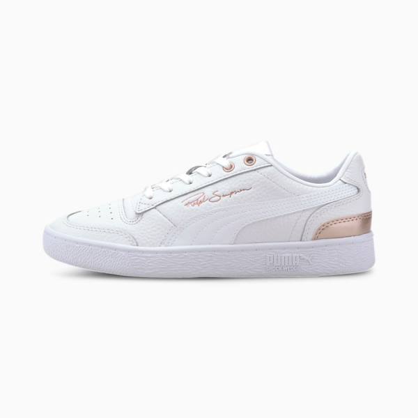 Puma Ralph Sampson Lo Metal Női Kosárlabda Cipő Fehér Rózsaszín | HU52274