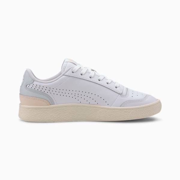 Puma Ralph Sampson Lo Perforated Soft Férfi Tornacipő Fehér Szürke Fehér | HU87224