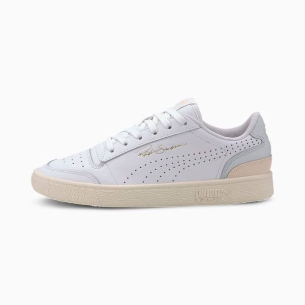 Puma Ralph Sampson Lo Perforated Soft Férfi Tornacipő Fehér Szürke Fehér | HU87224