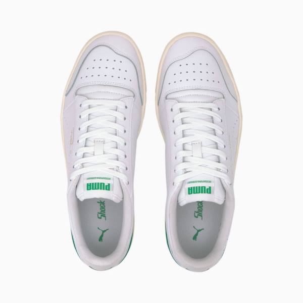 Puma Ralph Sampson Lo Perforated Soft Női Tornacipő Fehér Zöld Fehér | HU49380