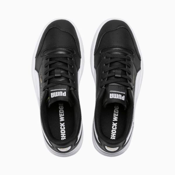 Puma Ralph Sampson Lo Youth Lány Tornacipő Fekete Fehér | HU56623