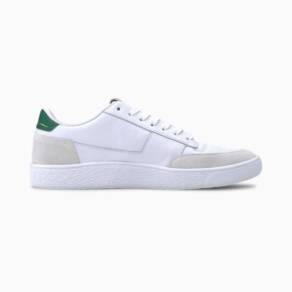 Puma Ralph Sampson MC Clean Férfi Tornacipő Fehér Zöld Fehér | HU28201