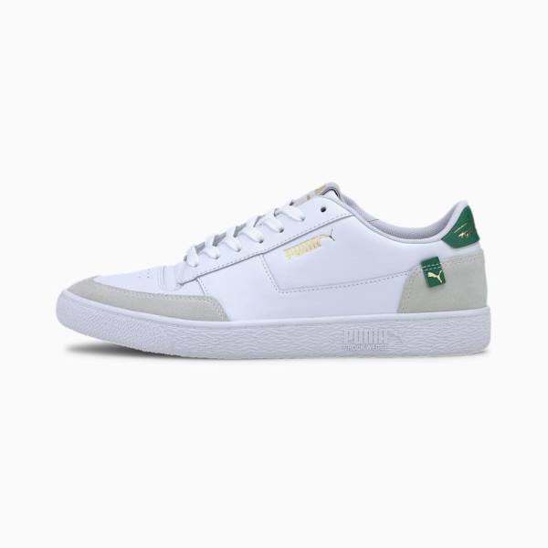 Puma Ralph Sampson MC Clean Férfi Tornacipő Fehér Zöld Fehér | HU28201