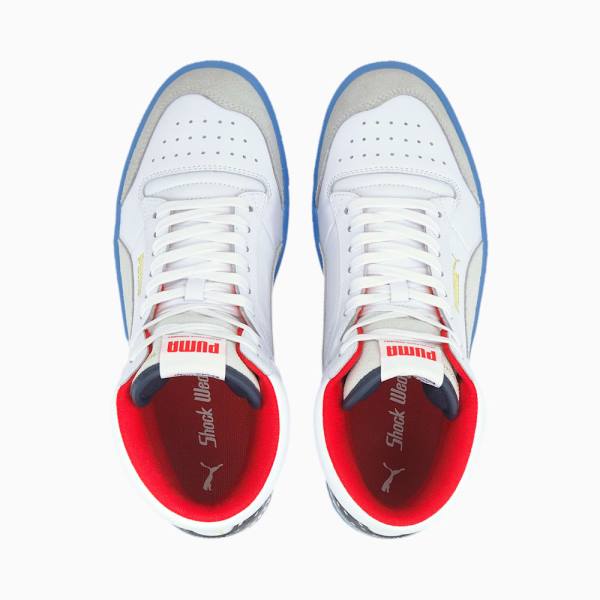 Puma Ralph Sampson Mid 4th of July Férfi Tornacipő Fehér Piros | HU06655