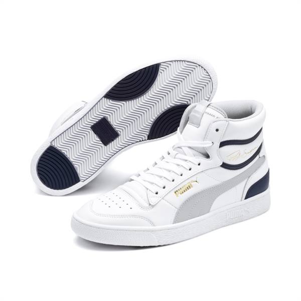 Puma Ralph Sampson Mid Férfi Tornacipő Fehér Szürke | HU43789