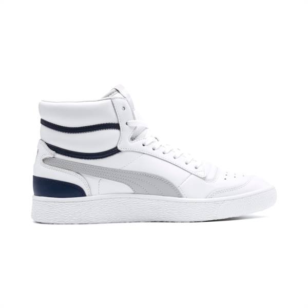 Puma Ralph Sampson Mid Férfi Tornacipő Fehér Szürke | HU43789