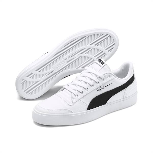 Puma Ralph Sampson Vulcanised Vászon Női Tornacipő Fehér Fekete Fehér | HU36156