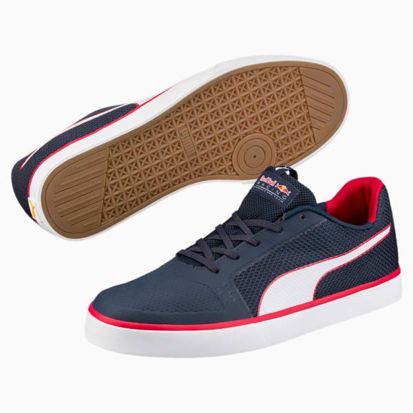 Puma Red Bull Versenyautó Wings Vulc Férfi Motorsport Cipő Fehér Piros | HU98940